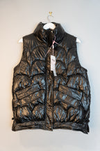 黑色绗缝棉马甲 | Black Quilted Puffer Vest