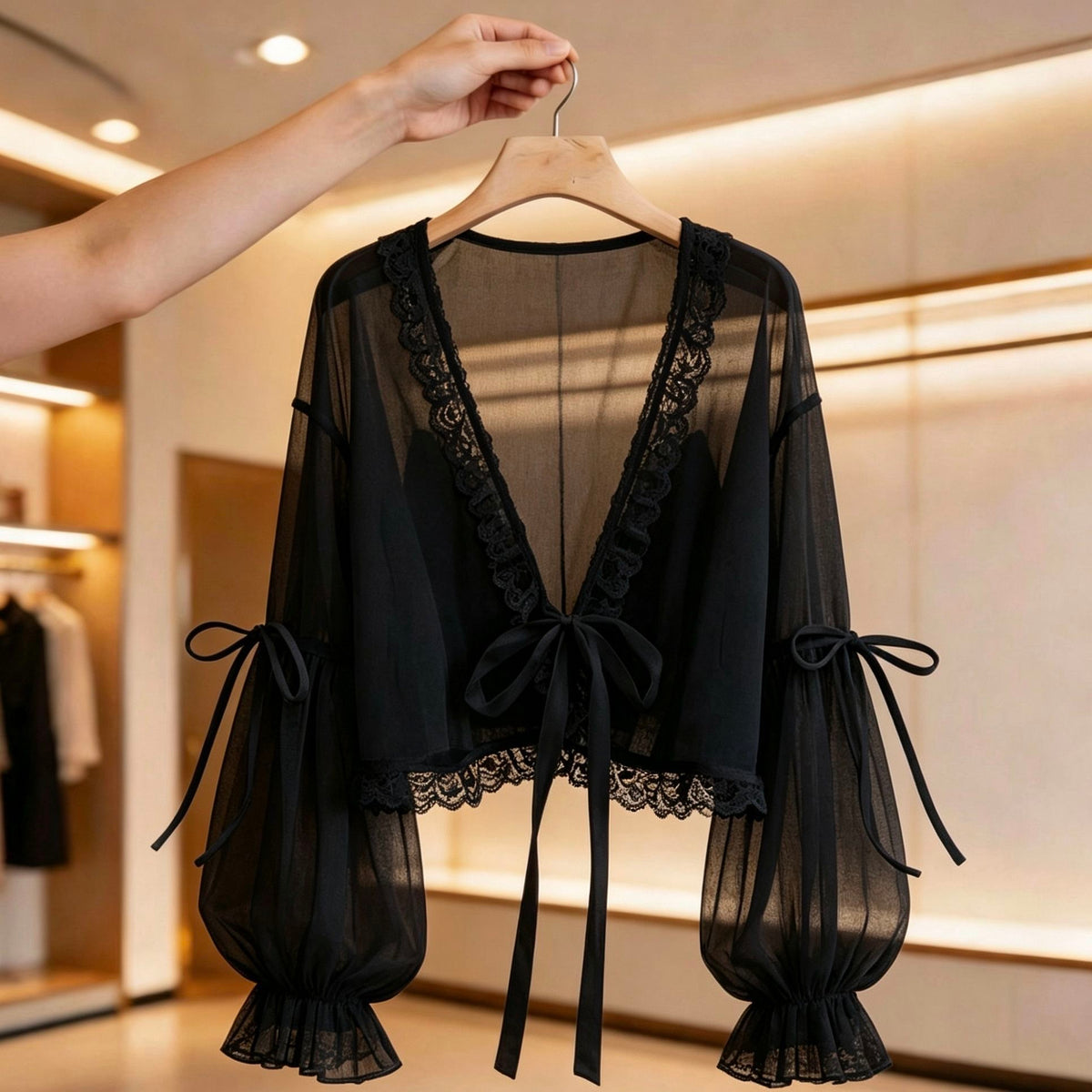 蕾丝罩衫 | LACE