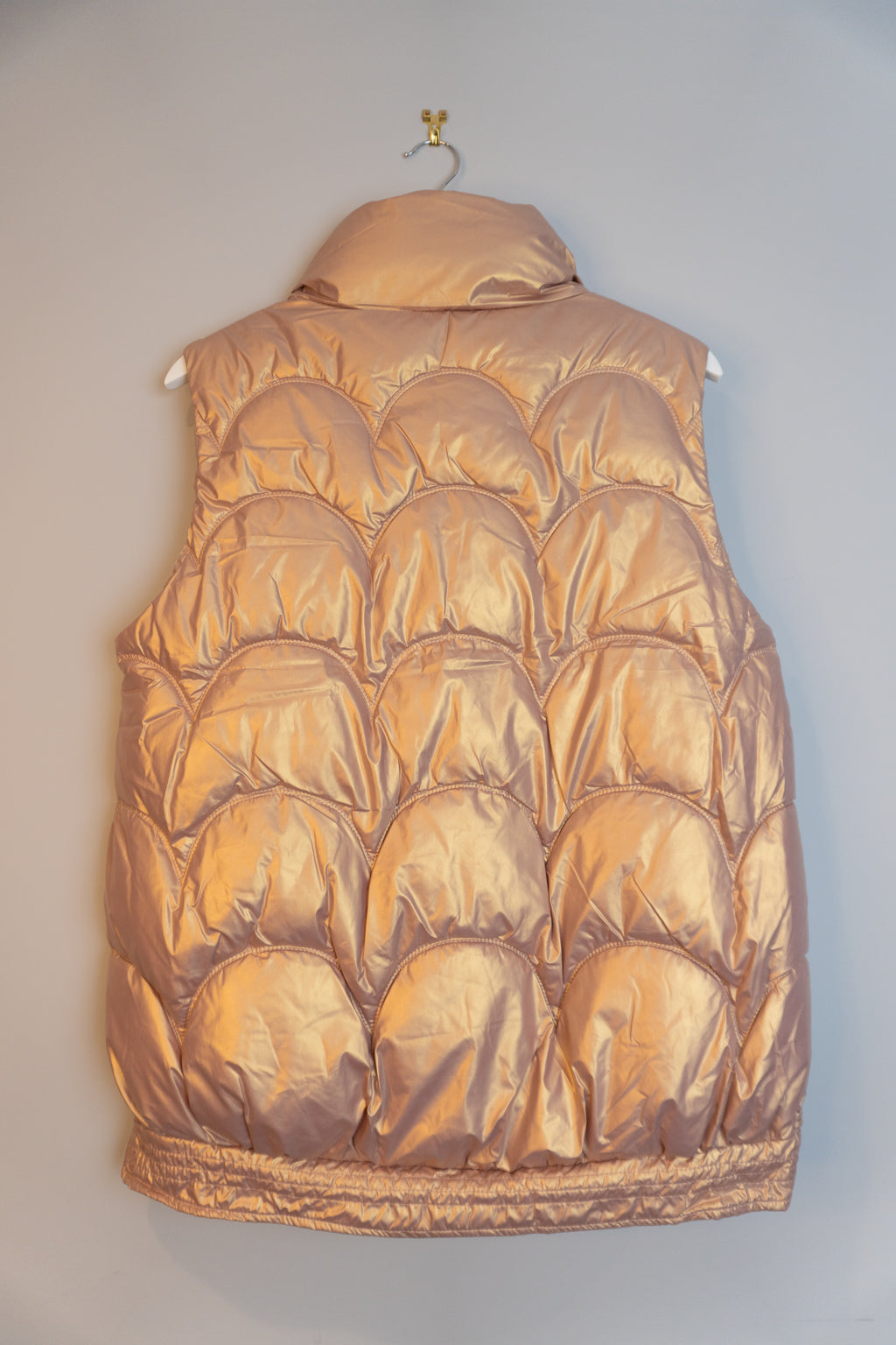 黑色绗缝棉马甲 | Black Quilted Puffer Vest