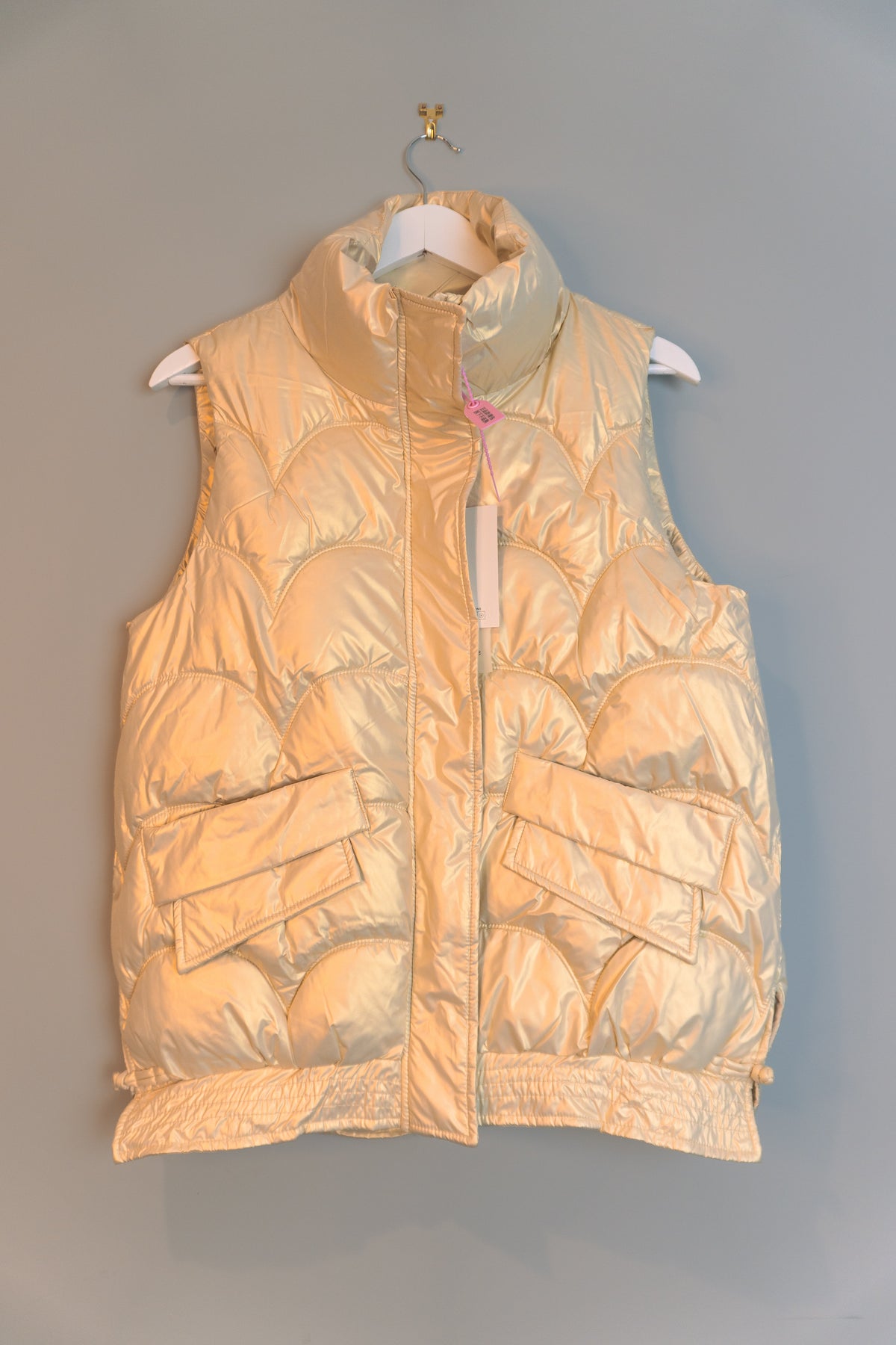 黑色绗缝棉马甲 | Black Puffer Vest