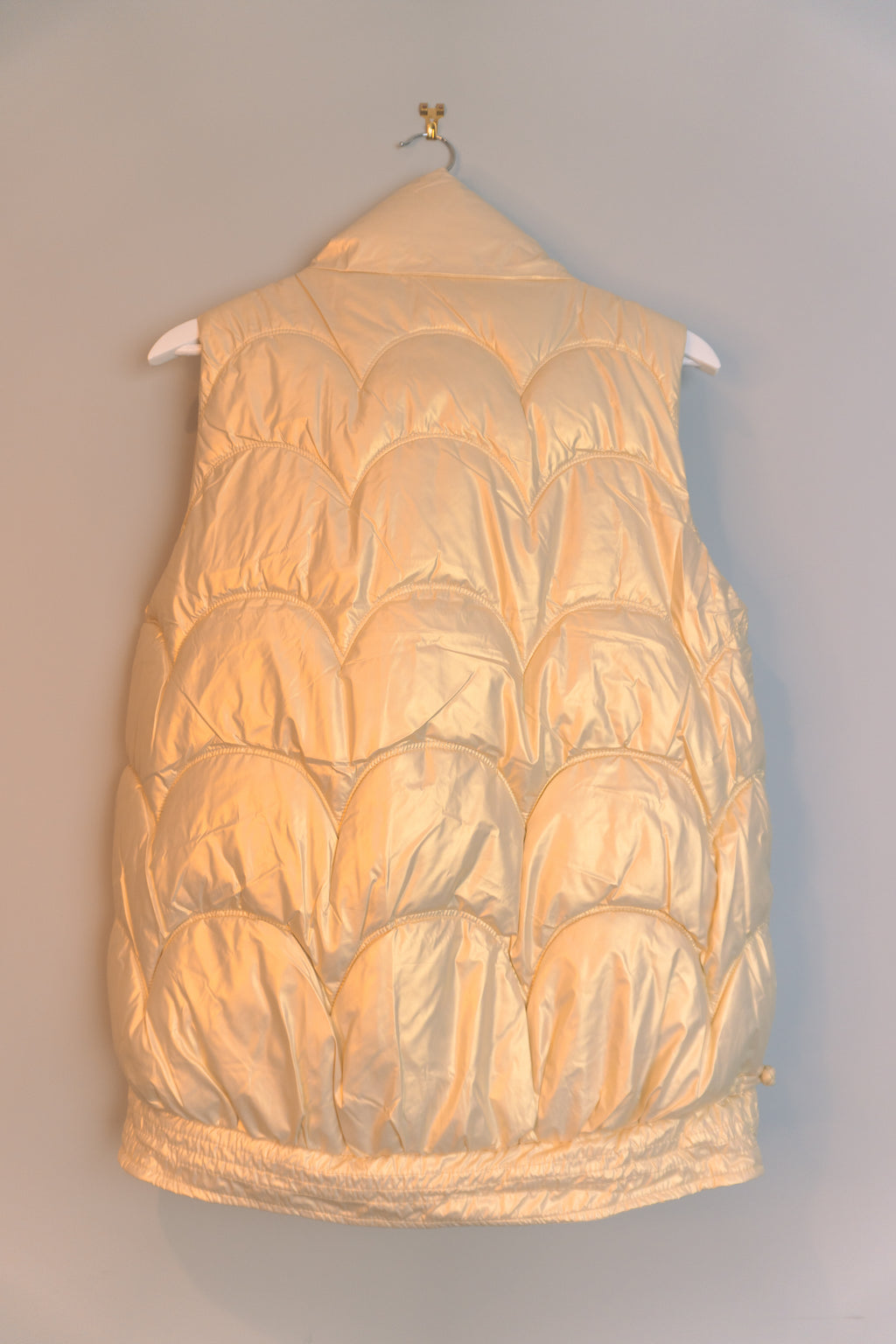 黑色绗缝棉马甲 | Black Quilted Puffer Vest