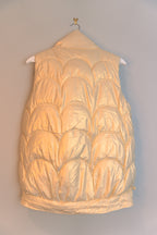黑色绗缝棉马甲 | Black Quilted Puffer Vest